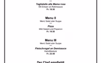 Mittagsmenu 4.3.2026